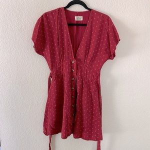 Marine Layer Button Front Dress